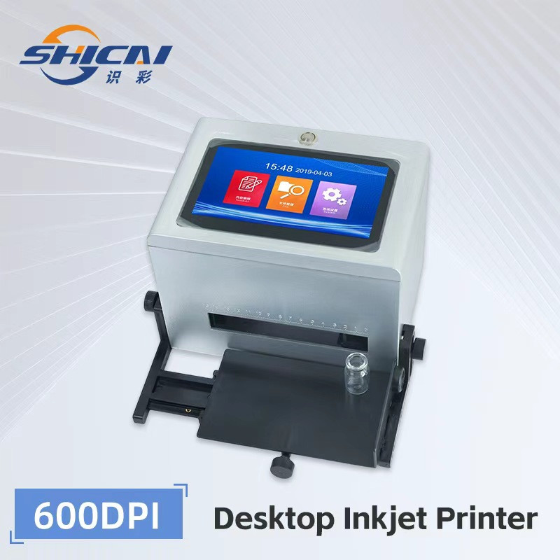 12.7mm Desktop TIJ Inkjet Printer for Bottle Jar Can Expiry Date Batch Code