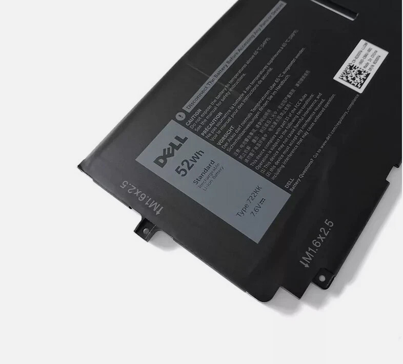 Original 722KK Battery For DELL XPS 13 9310 9300 0WN0N0 WN0N0 02XXFW 2XXFW P117G