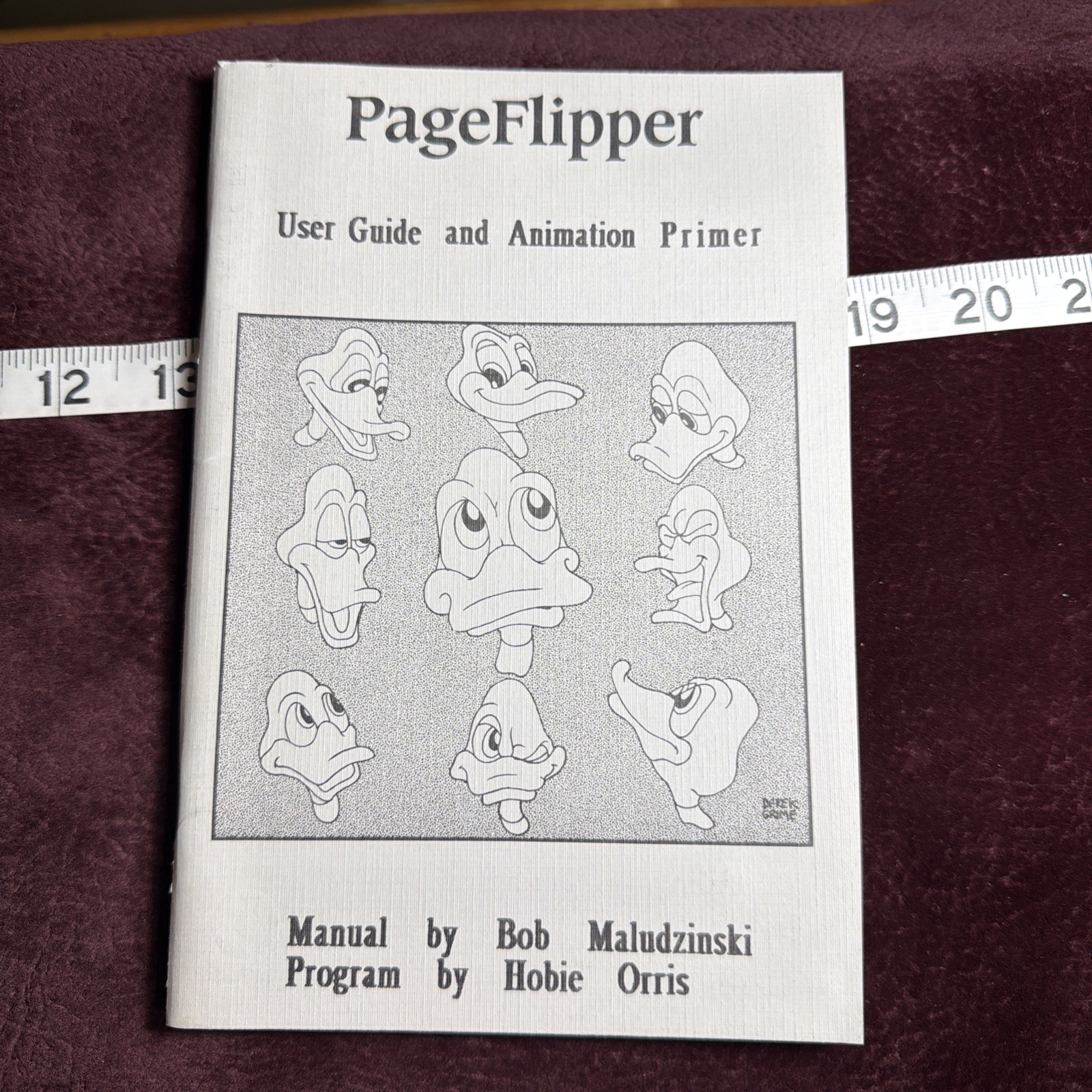 Vintage Commodore 64 Page Flipper Manual Animation Primer 1987 Mindware Rare C64