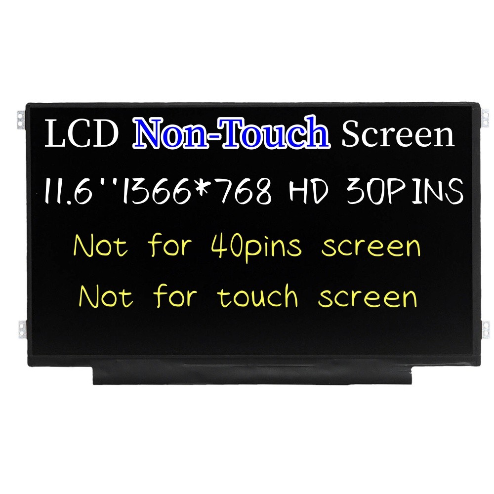 B116XTN02.3 Non-Touch Replacement Led Lcd Screen 11.6" HD 30 Pin Display NEW