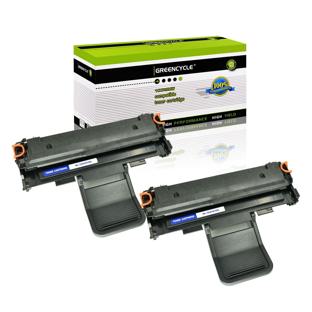 2PK TONER MLT-D108S Fits for Samsung ML1640 ML2240 ML1641 ML1642 ML2241 ML2242