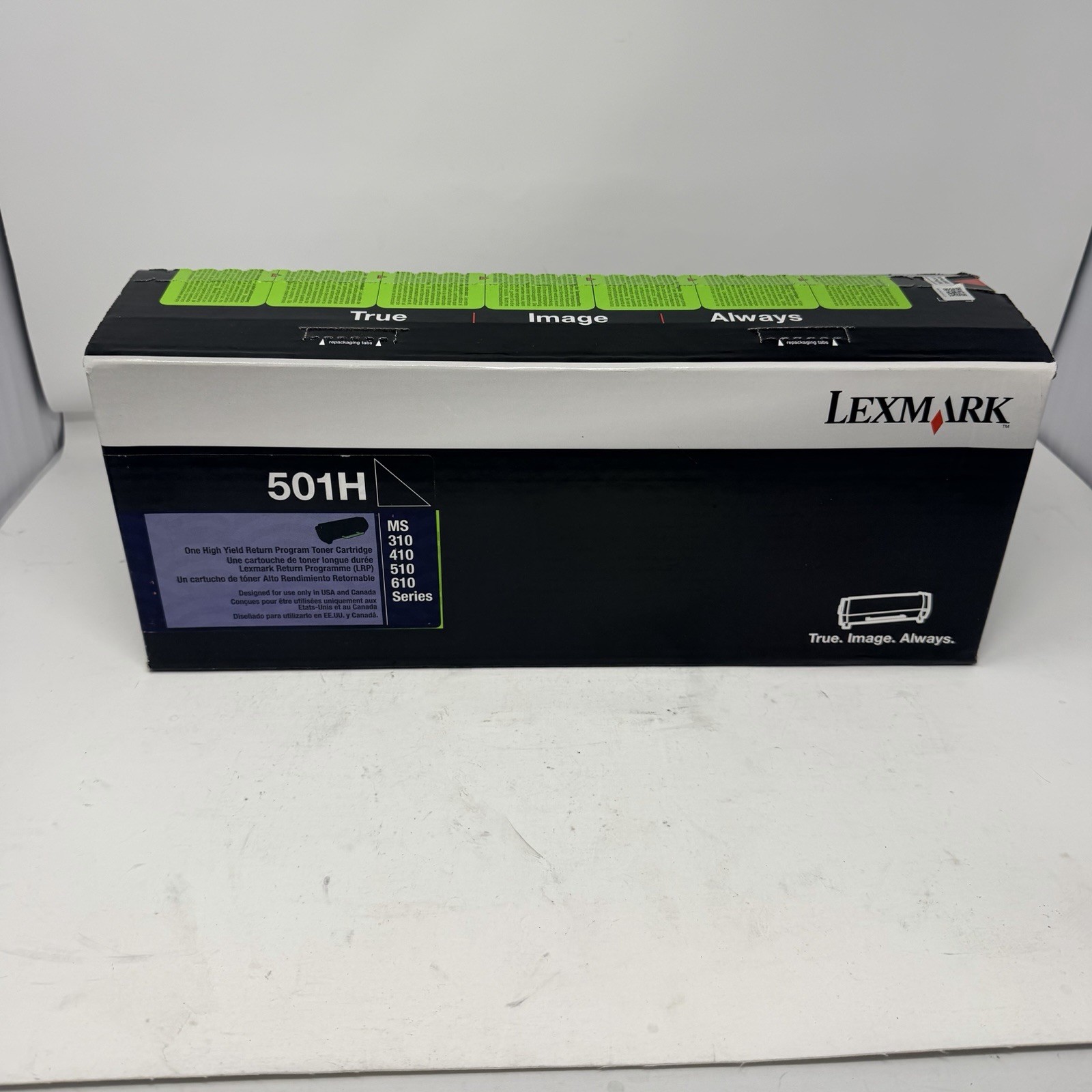 Genuine Lexmark 501H 50F1H00 Black High Yield Toner OEM New Sealed