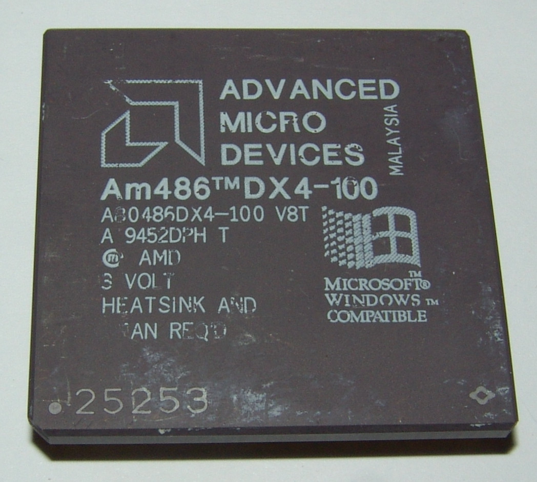AMD 486 DX4-100 V8T 100Mhz 486 Socket 2/3 CPU