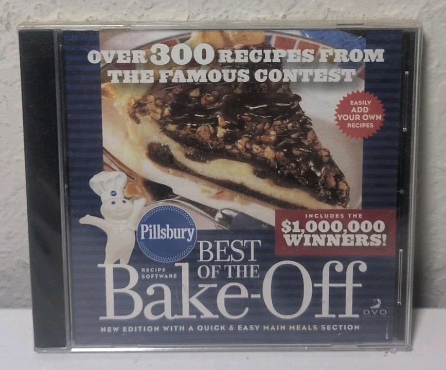 Pillsbury Best of the Bake-Off PC CD/ROM Recipes Brand New B355