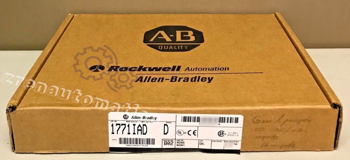 AB 1771-IAD /D PLC-5 Digital Input Module 120V AC/DC 16 Input New