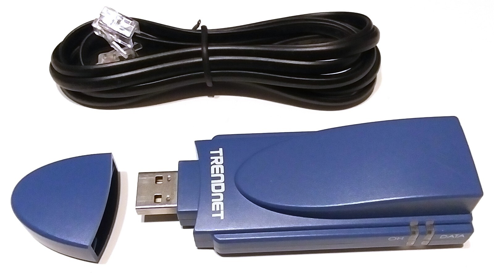 TRENDNET TFM-560U 56K USB TAM TELEPHONE RJ11 HIGH SPEED FAX DATA MODEM