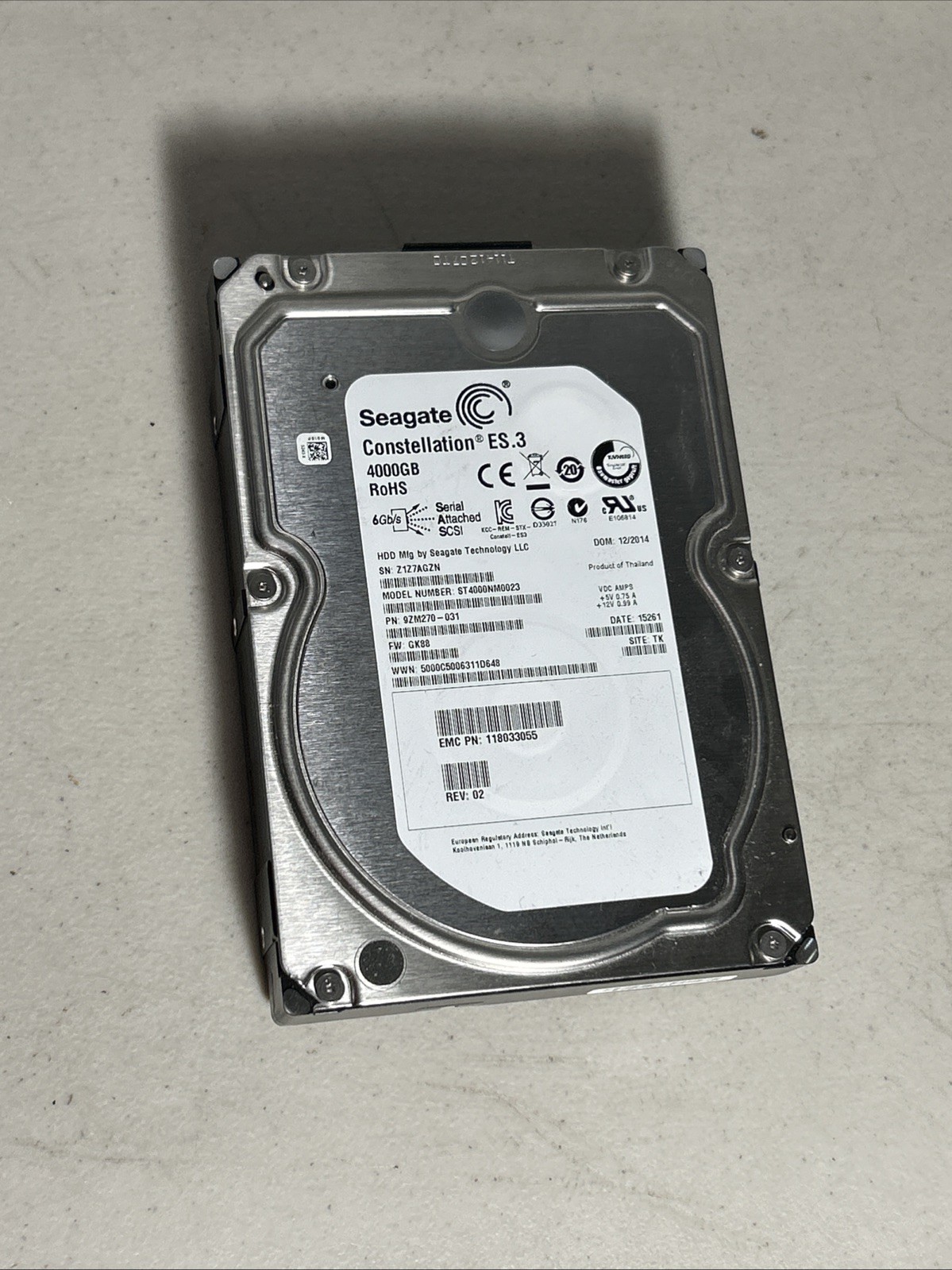 Seagate Constellation ES.3 4TB enterprise server hard drive