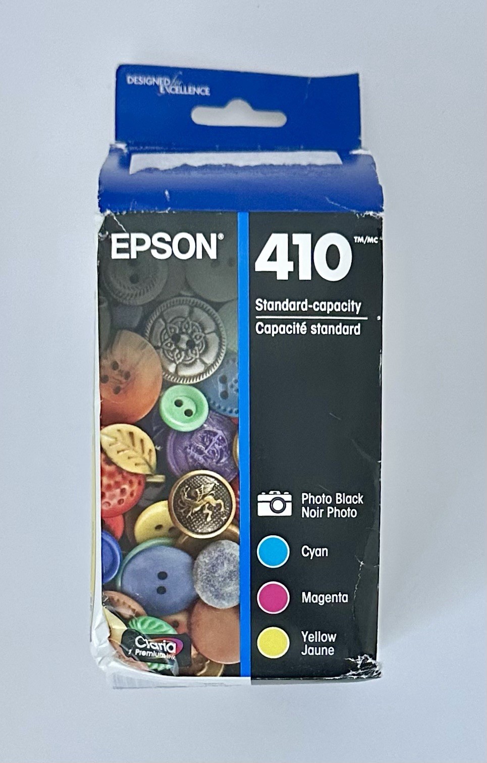 Genuine Epson 410 Claria Premium Ink Photo Black & Color Combo Pack Exp 1/29