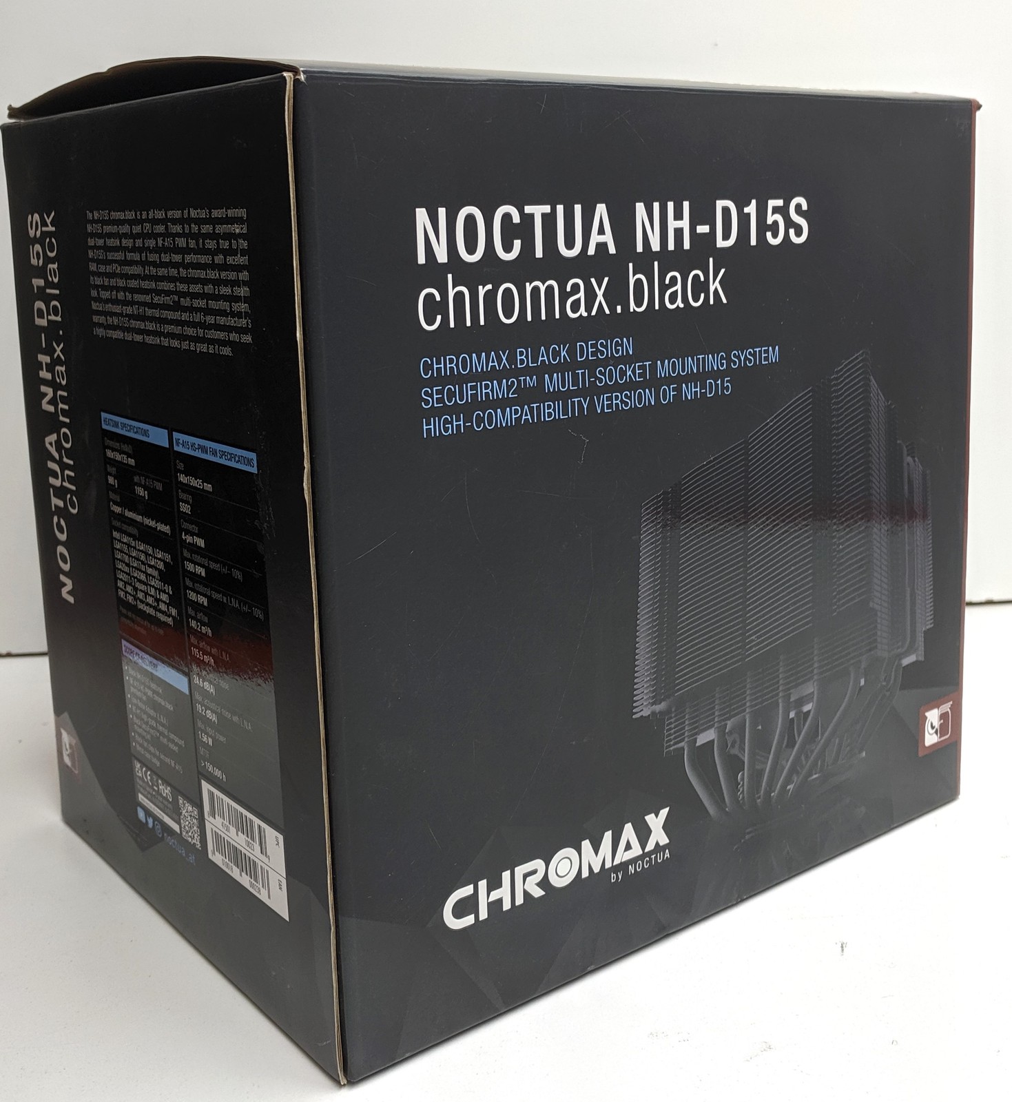 NOCTUA NH-D15S CHROMAX.BLACK CPU COOLER