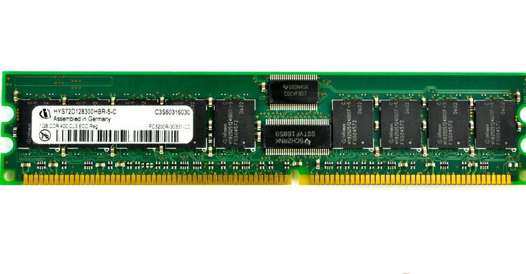 Infineon 1GB DDR PC3200 184PIN 400MHZ ECC Memory HYS72D128300HBR-5-C