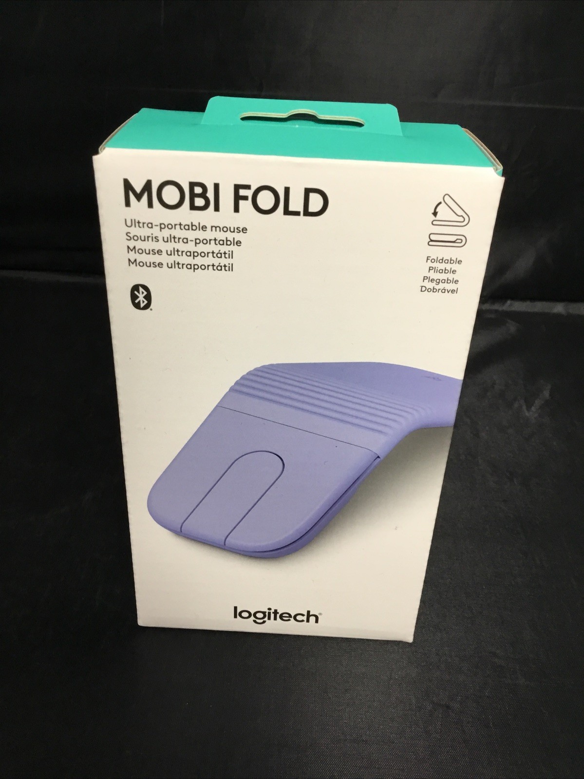 Authentic Logitech MOBI FOLD Ultra-Portable Mouse LILAC (910-007615) Brand New