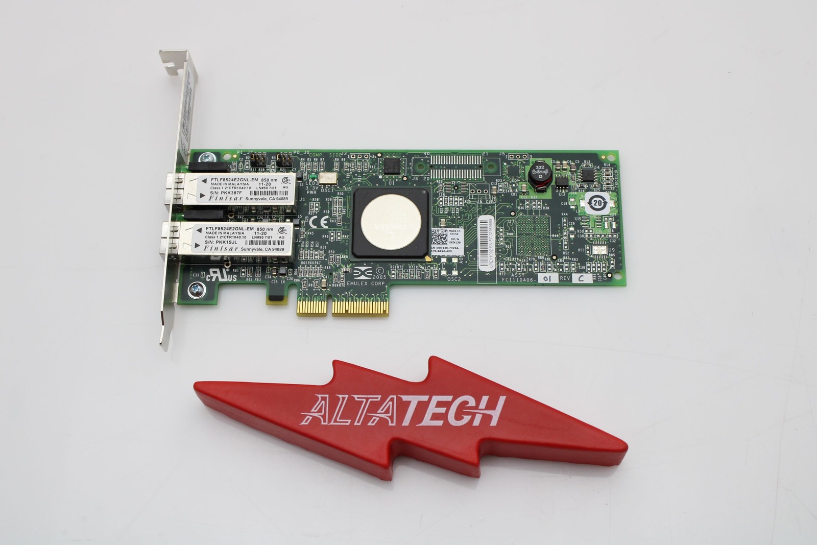 Dell KN139 4GB Dual Port PCIE HBA Lightpulse Emulex LPE11002-E Host Bus Adapter