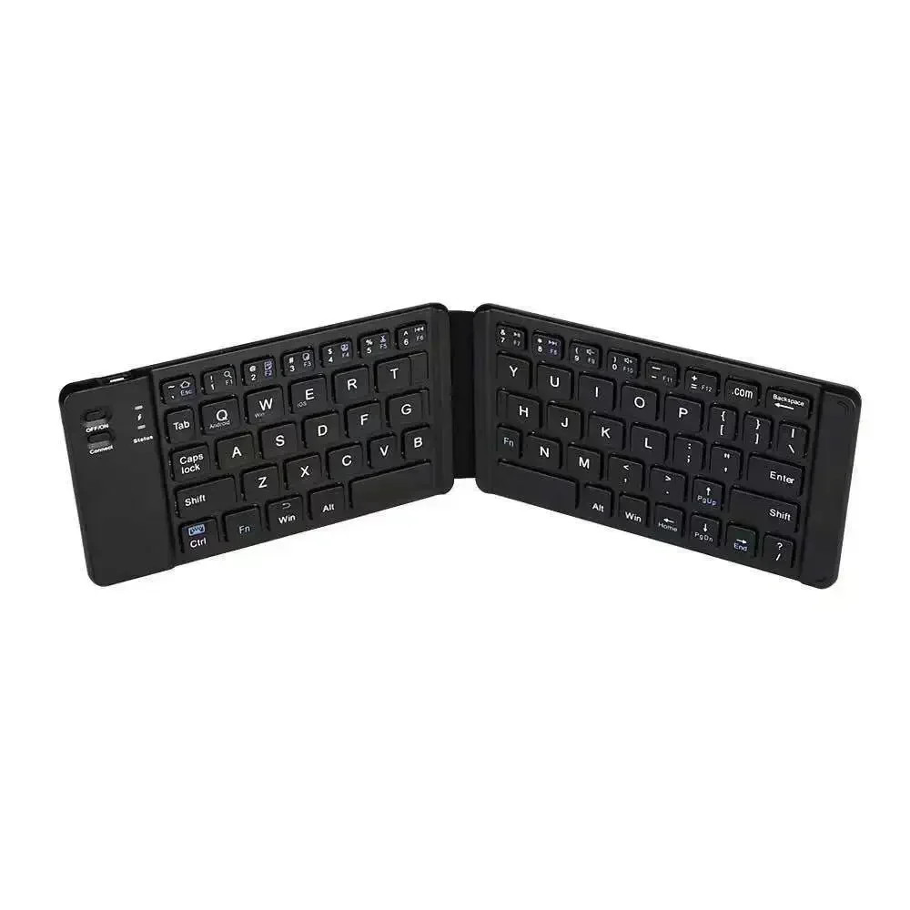 Russian/Hebrew/Spanish/Portuguese/Korean Folding Rechargeable Bluetooth Keyboard