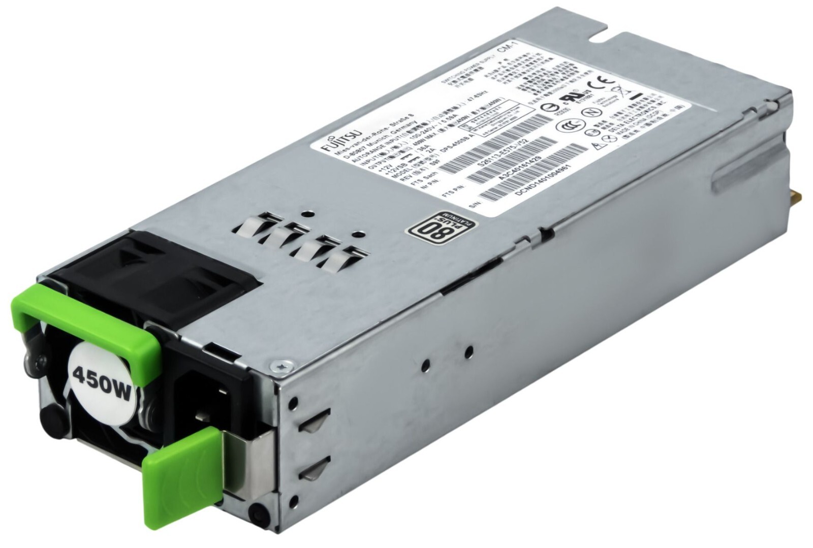SERVER POWER SUPPLIES FUJITSU A3C40161429 S26113-E575-V52 DPS-450SB A 450WATT 1xFAN