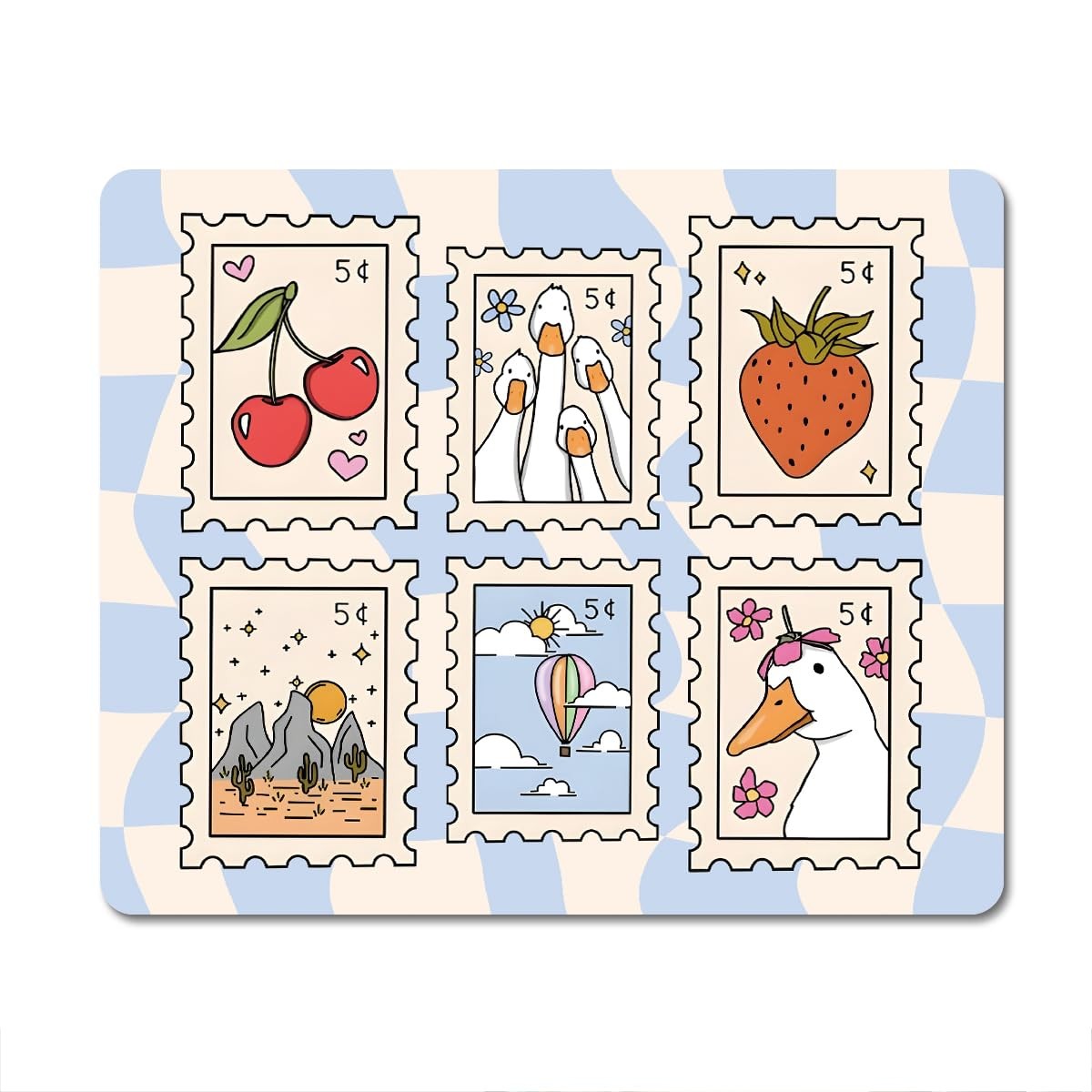 Cute Silly Goose Mouse Pad, Cute Desk Goose Computer Laptop Accessories, Funn...