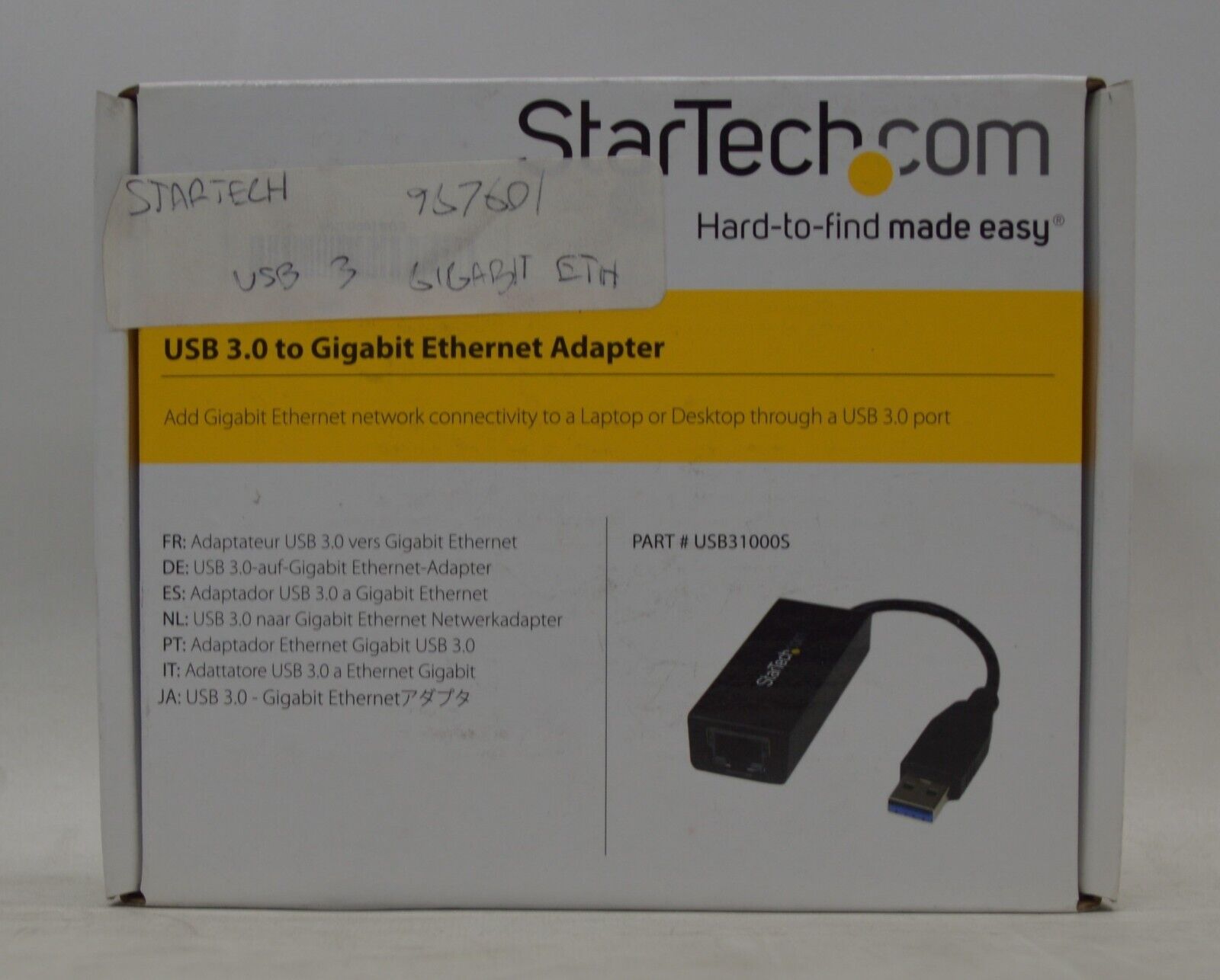 StarTech USB 3.0 to Gigabit Ethernet Adapter *New Unused*
