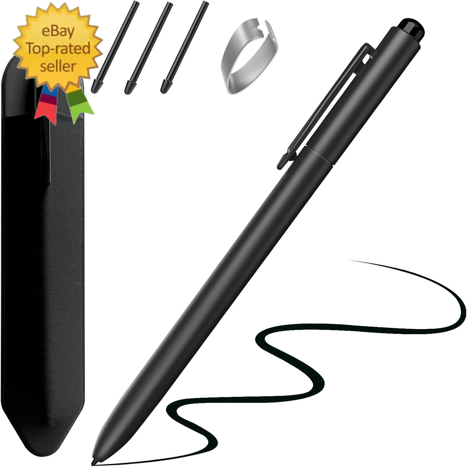 EMR Stylus Compatible with Remarkable 2, Replacement Digital Pen with Eraser