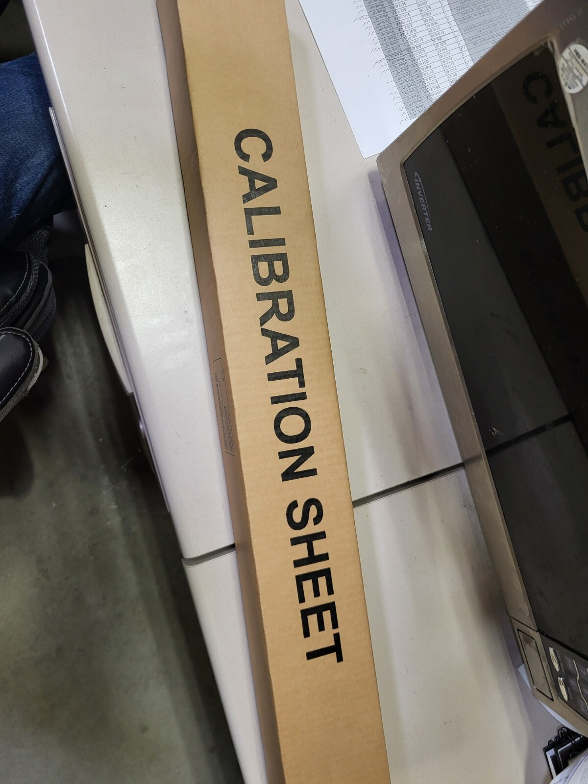 HP Scanner Calibration Sheet OEM part number CN727-60025 new in unopened box