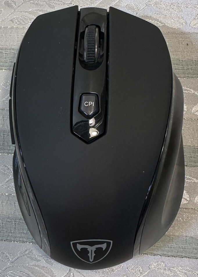 Eastern Times Technology Wireless Optical Mouse Model D-09 Sleek black New inbox