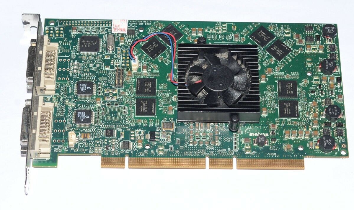 MATROX Parhelia 256MB PCI-X PCI Video Graphics Card MGI PH-P256PDIF