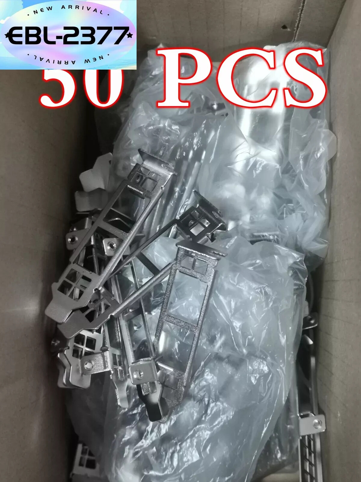50PCS Low Profile Bracket for Supermicro AOC-STG-i2T X540-AT2 Rev 2.01