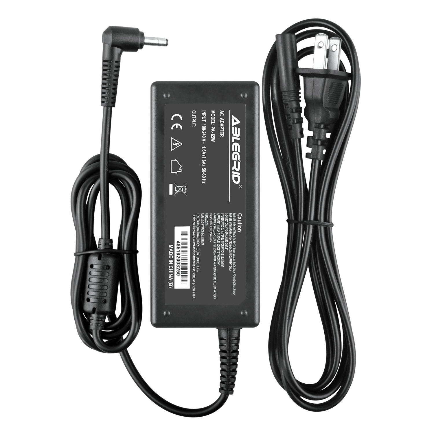 AC Adapter For Toshiba Thrive Tablet PC AT105-T108S PA3922U-1ARA Cord Charger US