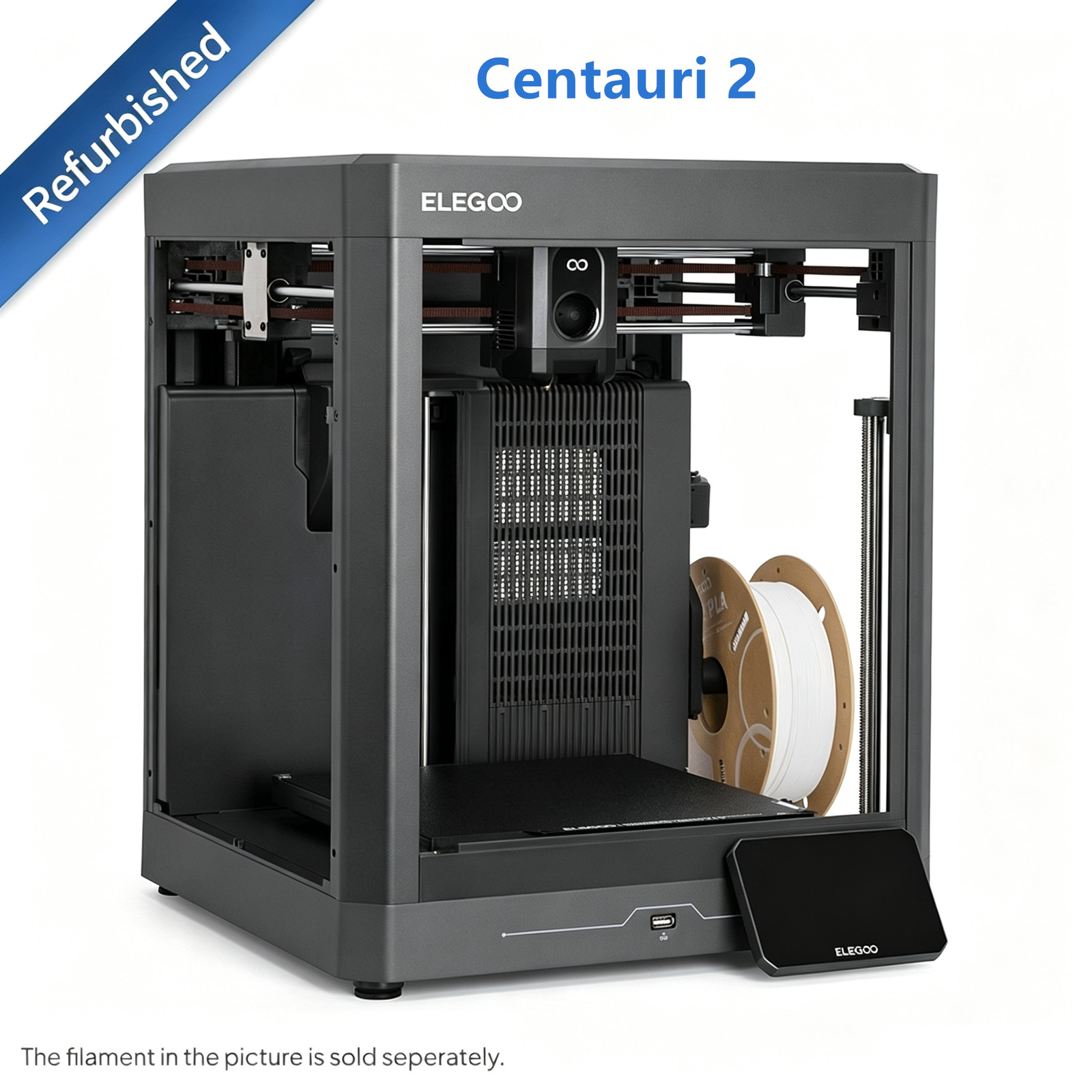 【Refurbished】ELEGOO Centauri 2 FDM 3D Printer CoreXY 500 mm/s Velocity US SHIP
