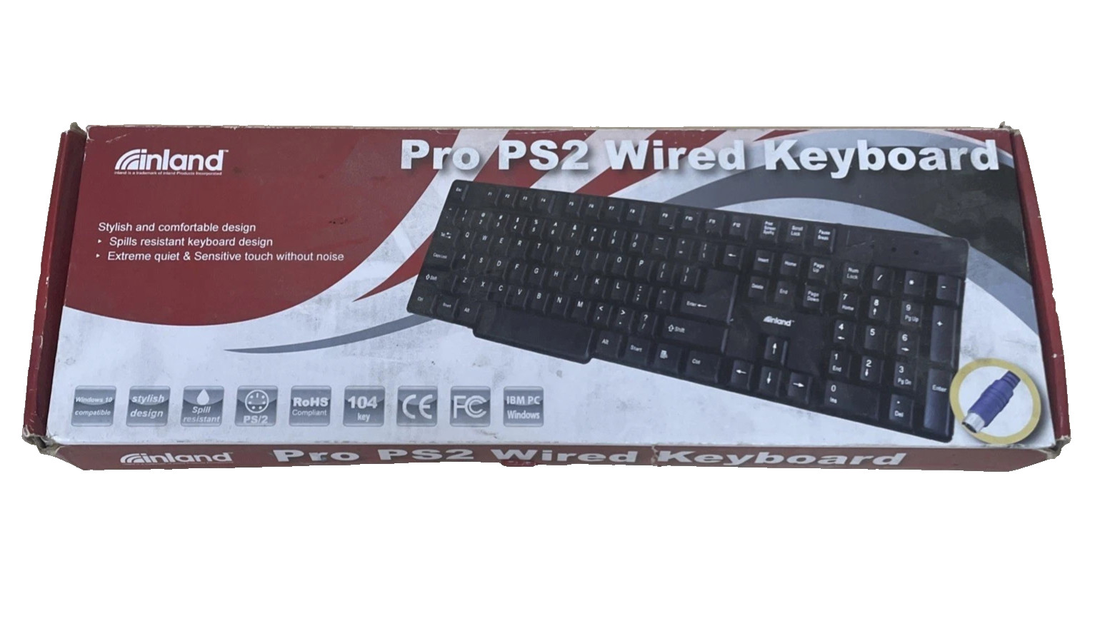 Inland Pro Ps2 Wired Keyboard