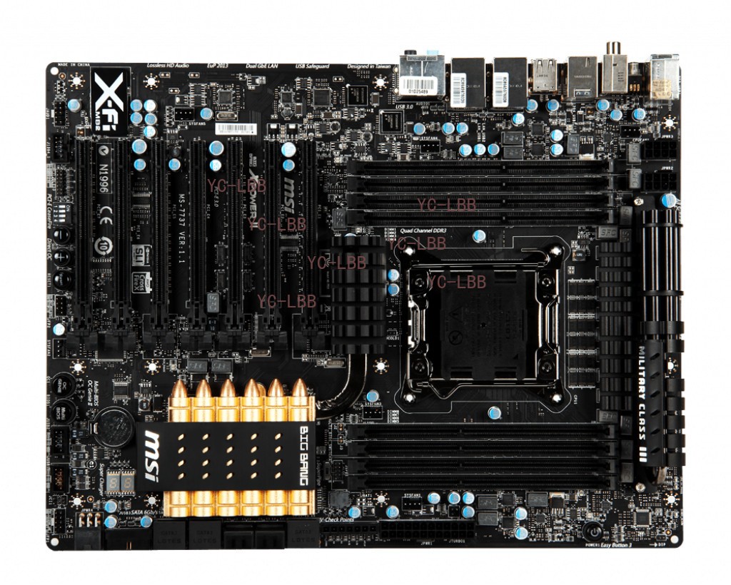 For MSI Big Bang Xpower II Motherboard LGA2011 DDR3 XL-ATX Mainboard