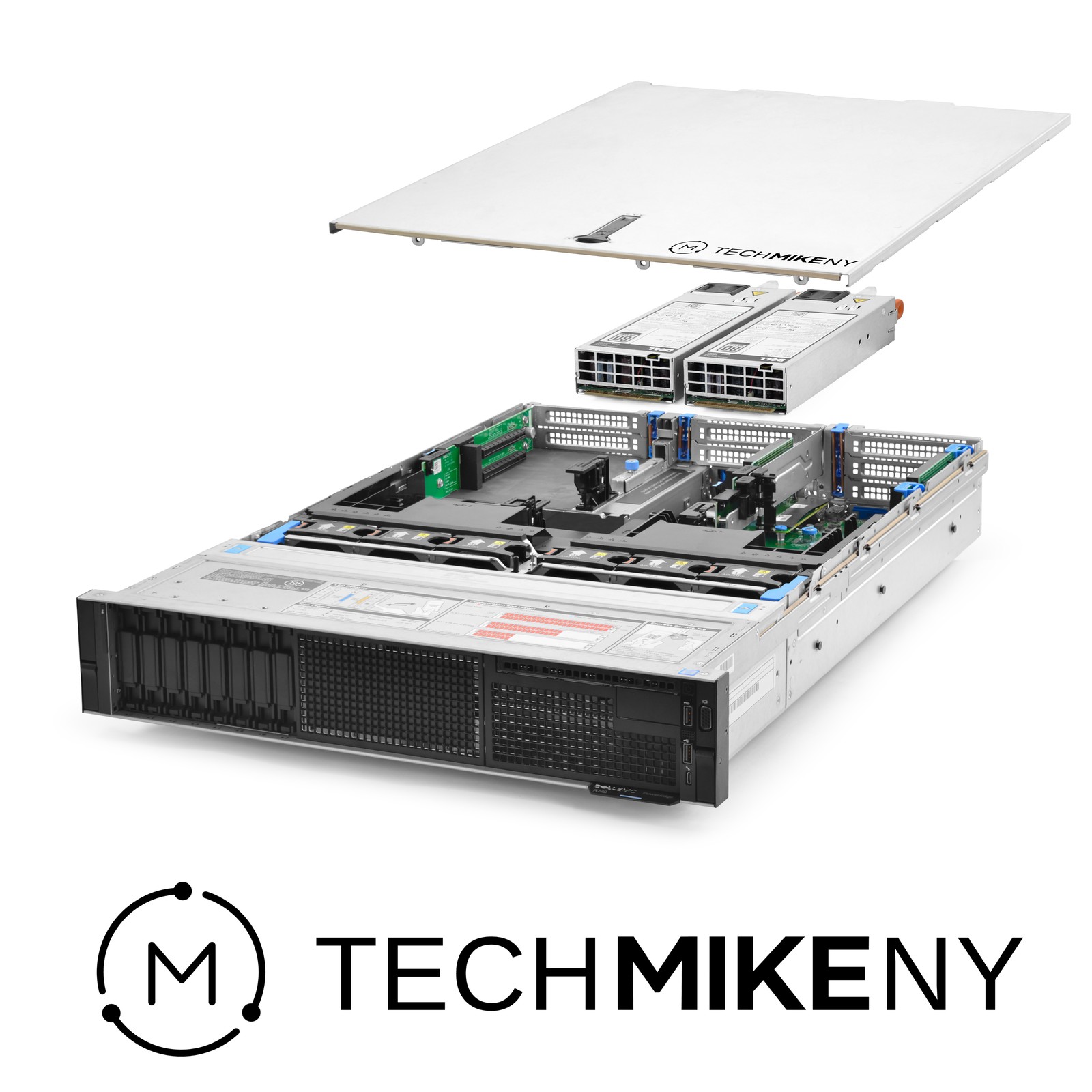 Dell PowerEdge R740 Server 8-Bay SFF 2.30Ghz 24-Core 64GB RAM + 8x Caddies JBOD