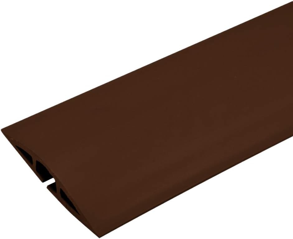 CDB-15 Corduct 15 Foot Cord Cover for Floors Holds 1 or Cable Brown 1 Pack