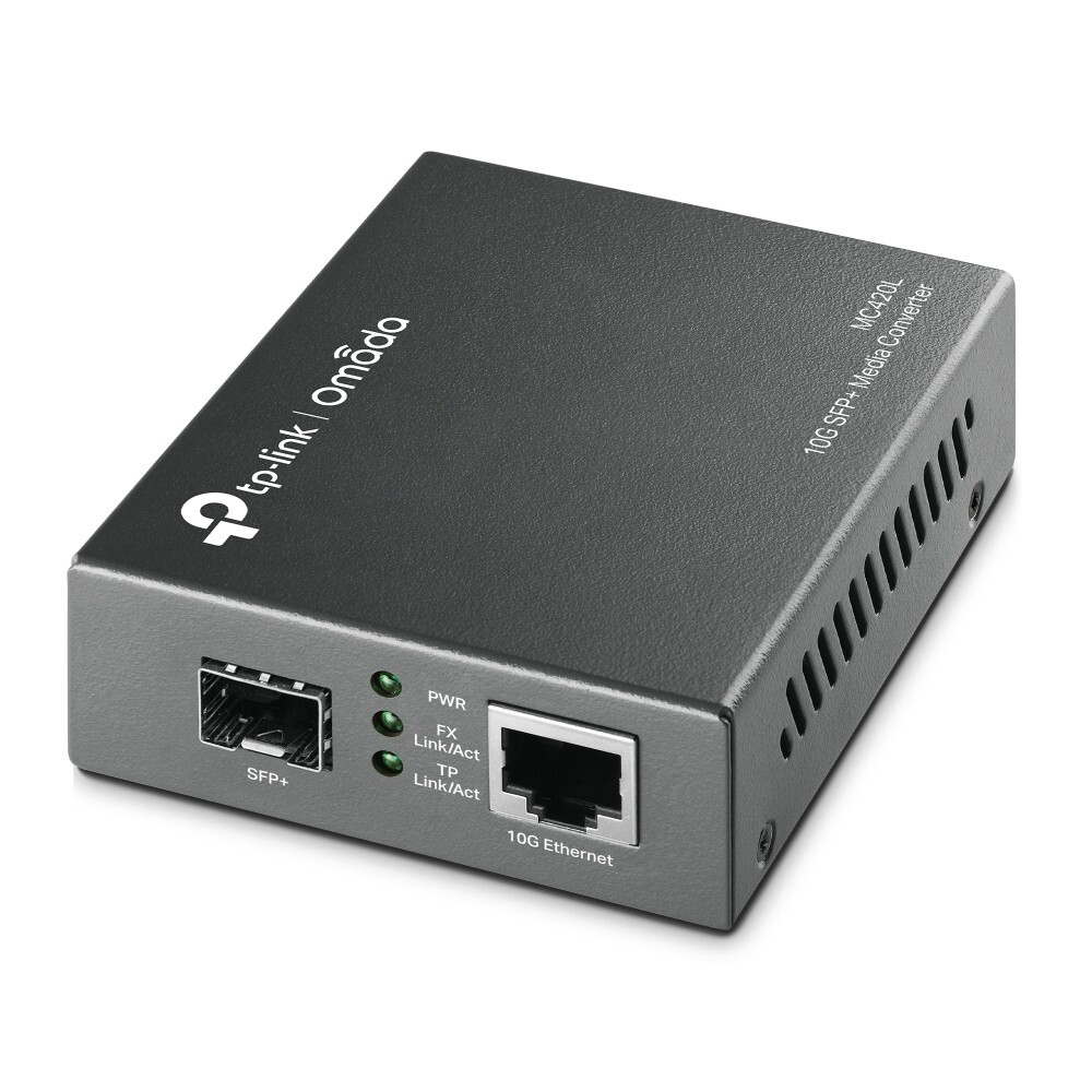 TP-Link MC420L | Omada 10Gbps Multi-Gigabit SFP Media Converter