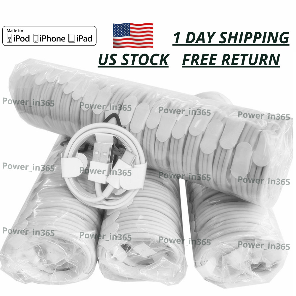 USB Charger Cable Sync Charging Cord Lot 3/6Ft For iPhone 14 13 12 11 XR X 8 7 6