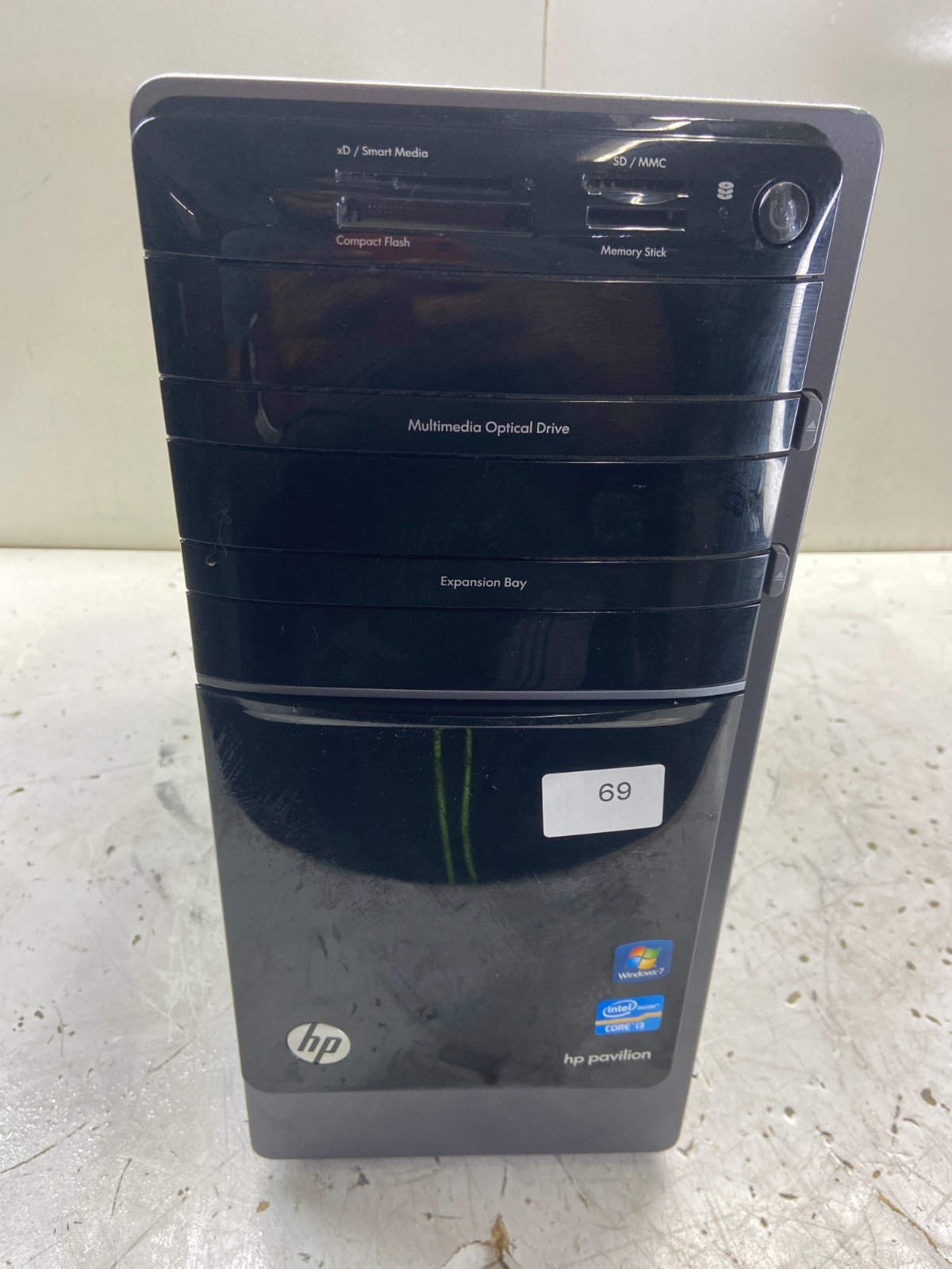 HP Pavilion p7-1030 Intel Core i3-2100 3.10GHz 8GB NO HDD