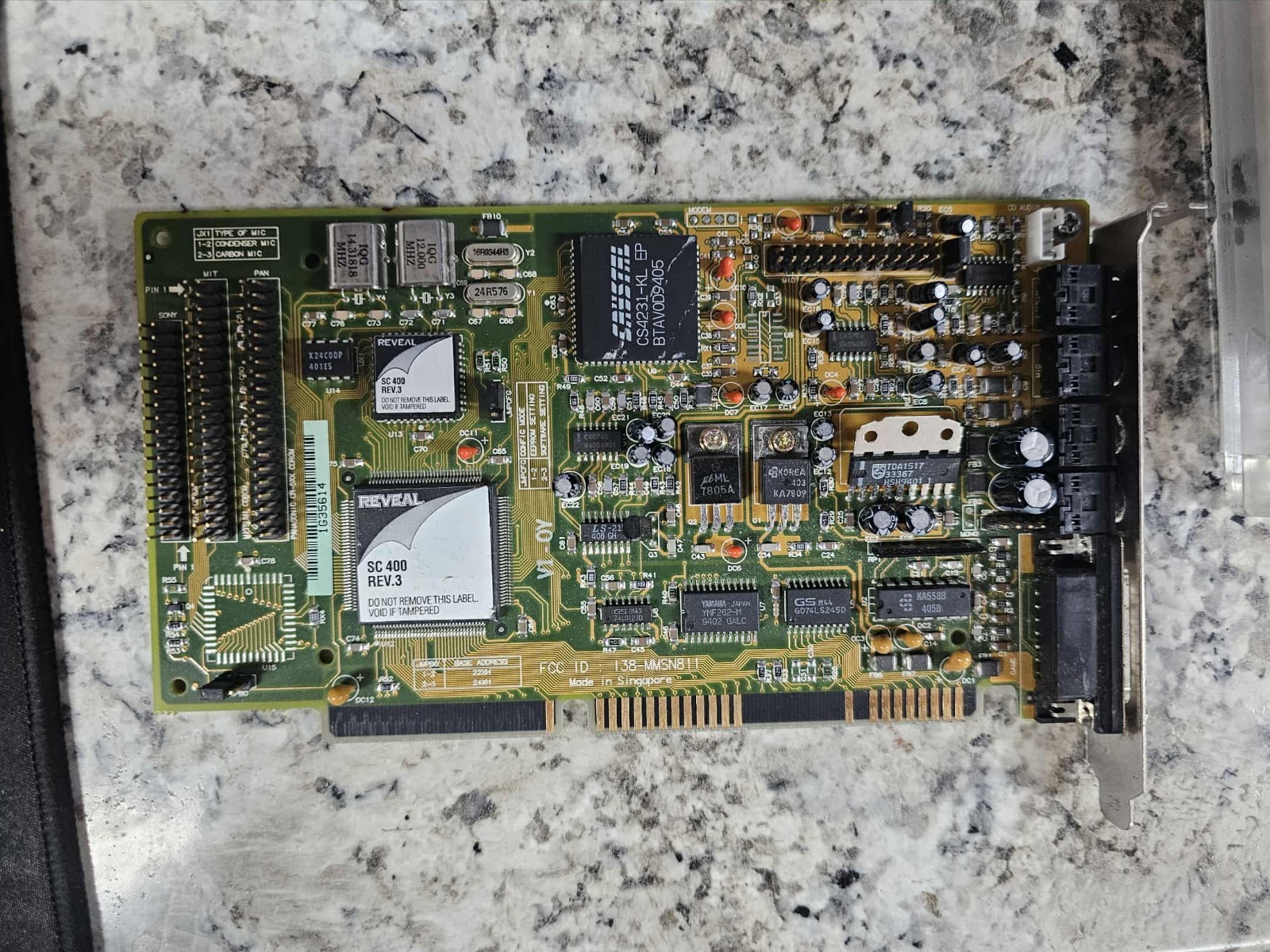 PACKARD BELL I38-MMSN811 ISA 1150 AUDIO ISA Yamaha Gaming Sound Card SC400