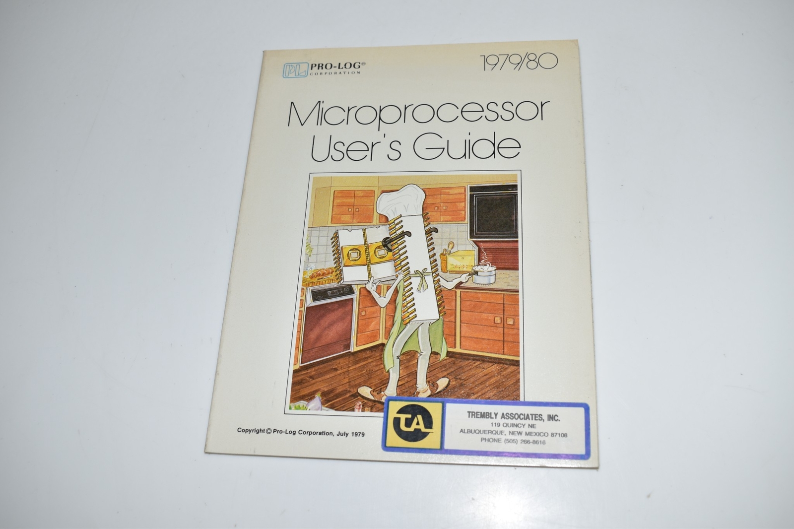 *KB* PRO-LOG 1979/80 MICROPROCESSOR CPU IC USER'S GUIDE (CCY87)