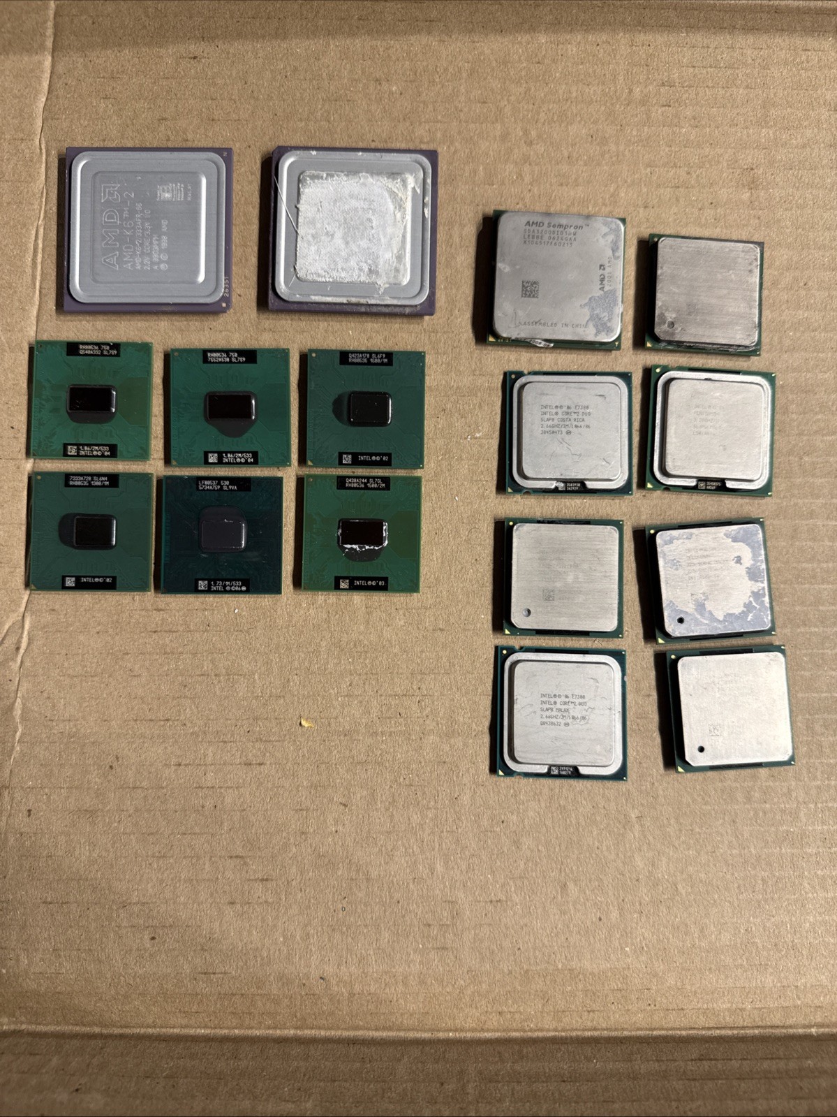 Intel & AMD CPU Lot