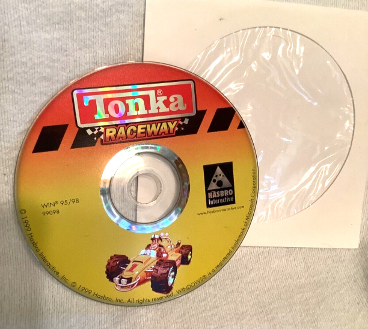 Kid’s CD ROM PC Tonka Raceway WIN 95/98 Hasbro Interactive