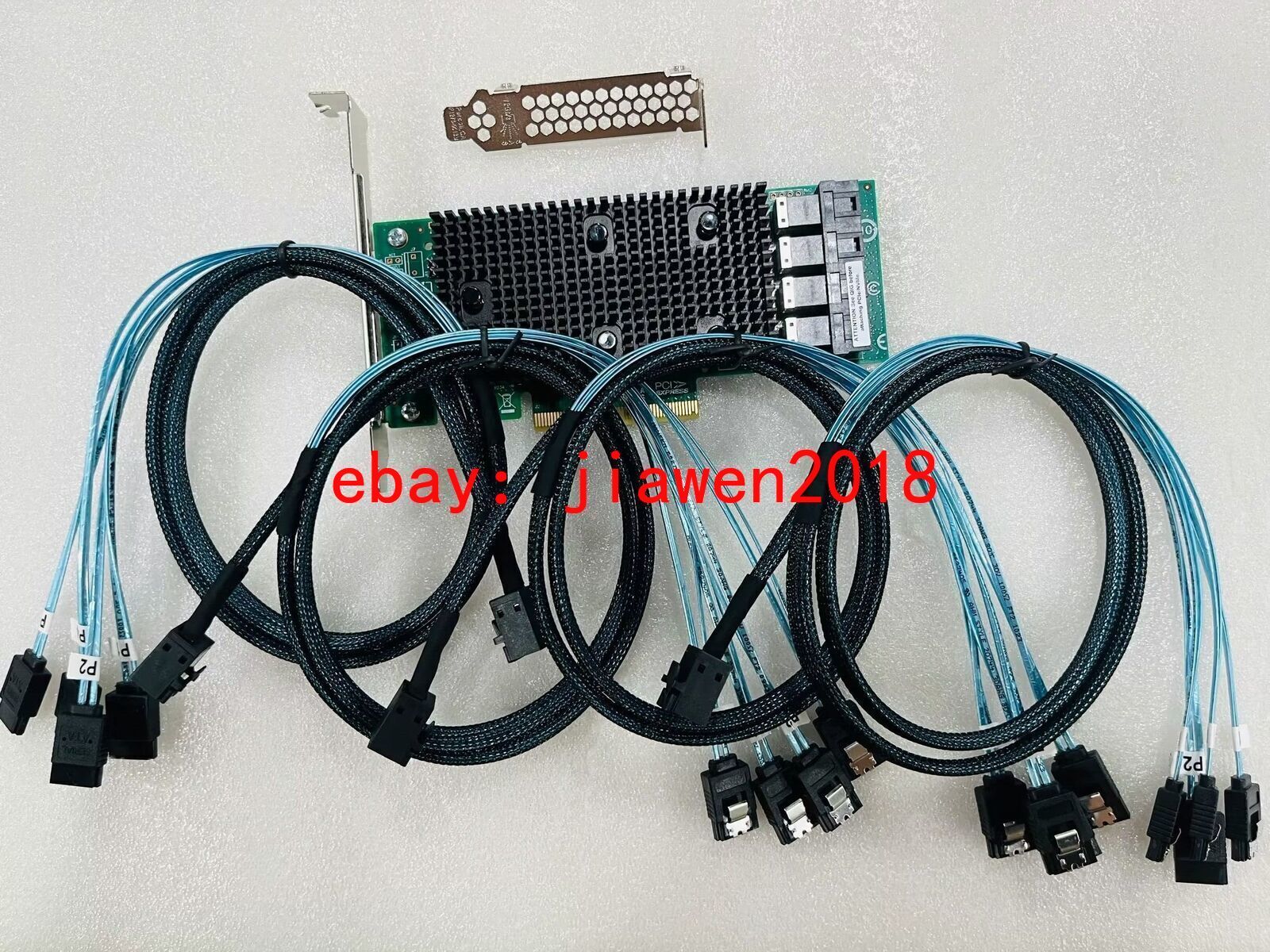 Lenovo 430-16i 9400-16i 12Gb/s  NVMe Tri-Mode HBA PCIe +4*SFF-8643 SATA Cable 