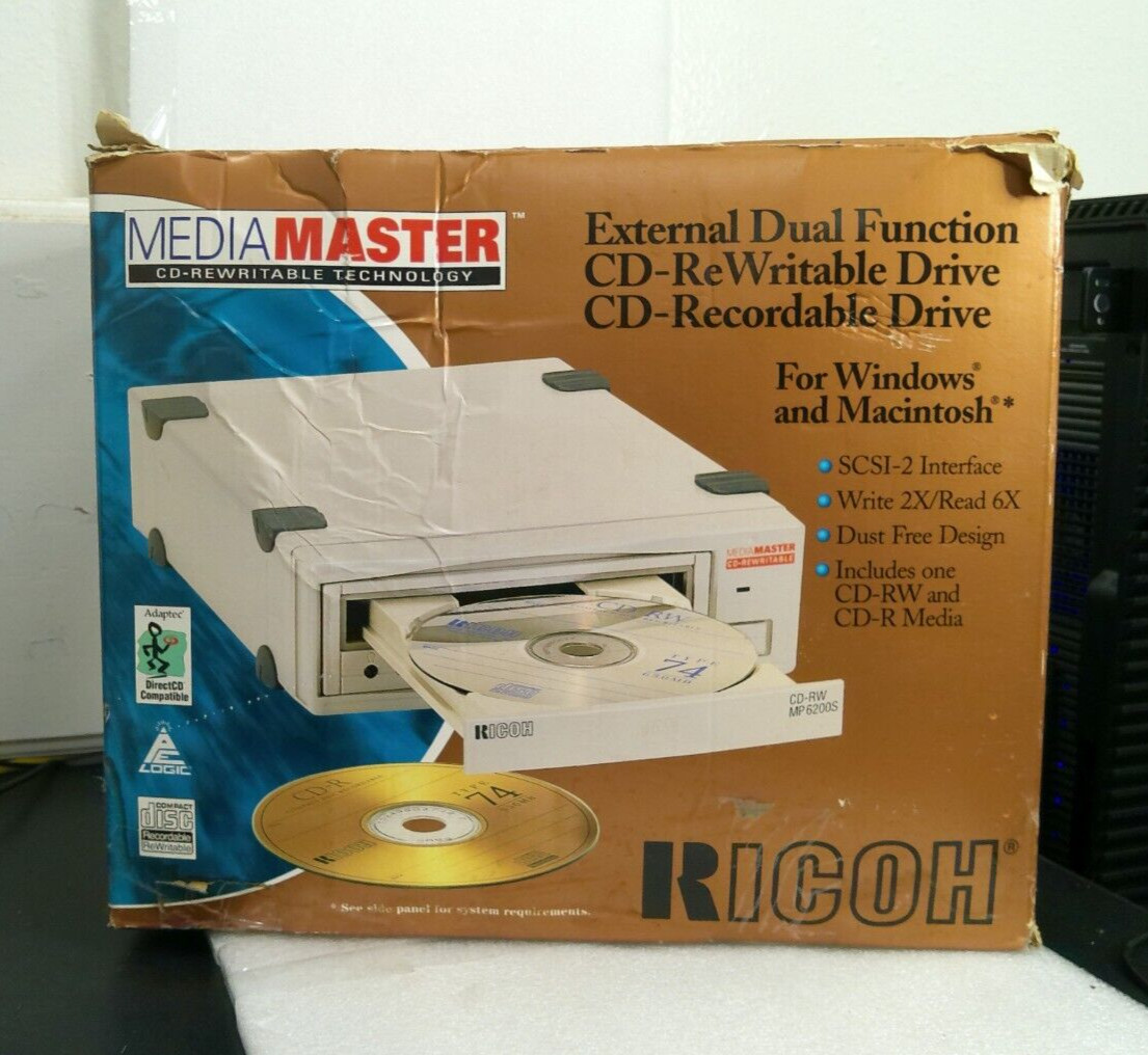 Ricoh Media Master CD-Rewritable & CD-Recordable Drive MP6200S