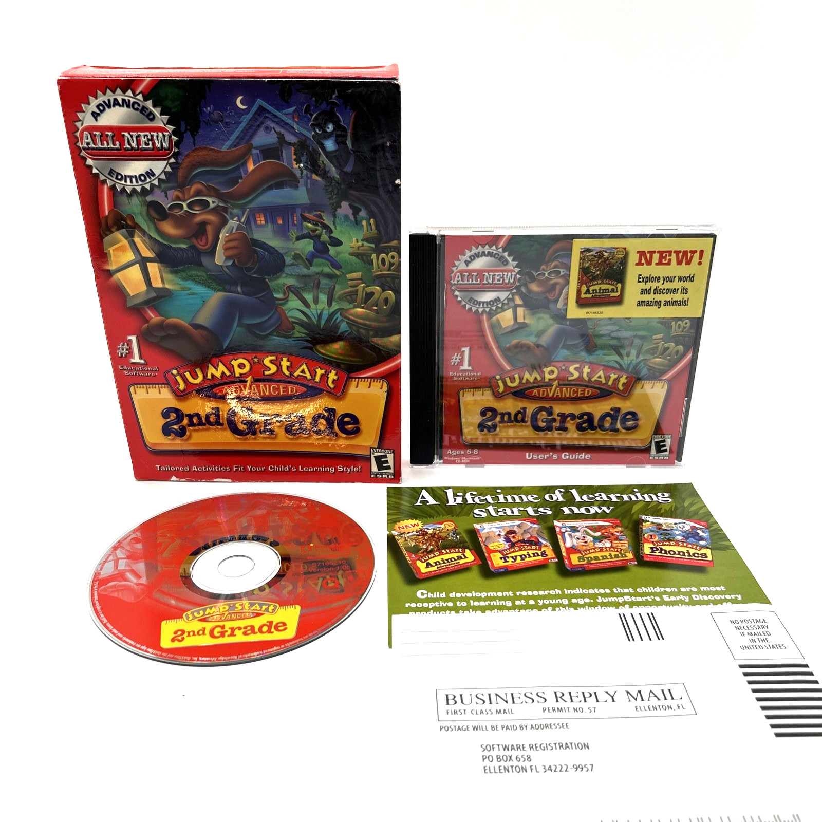 Jumpstart Advanced Second Grade PC Ages 6-8 Complete