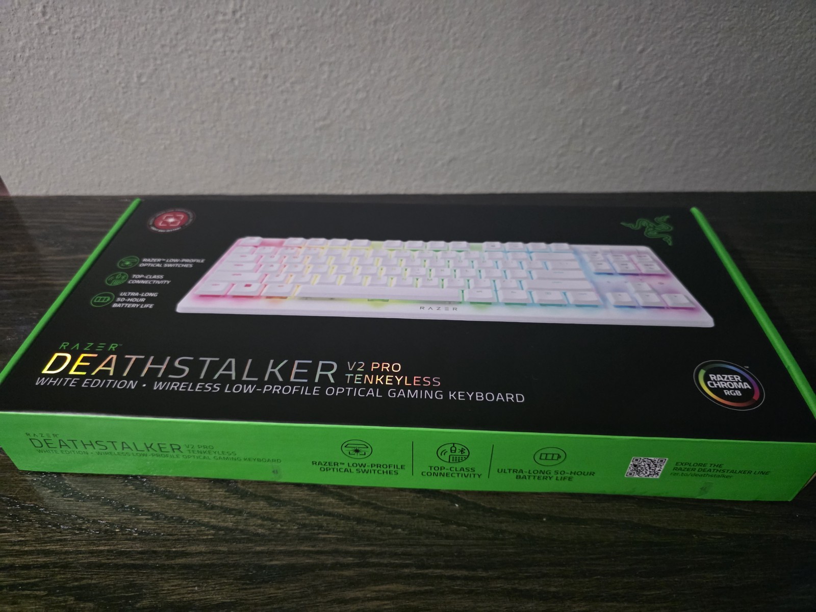 Razer DEATHSTALKER V2 PRO Tenkeyless White / WIRELESS / NEW
