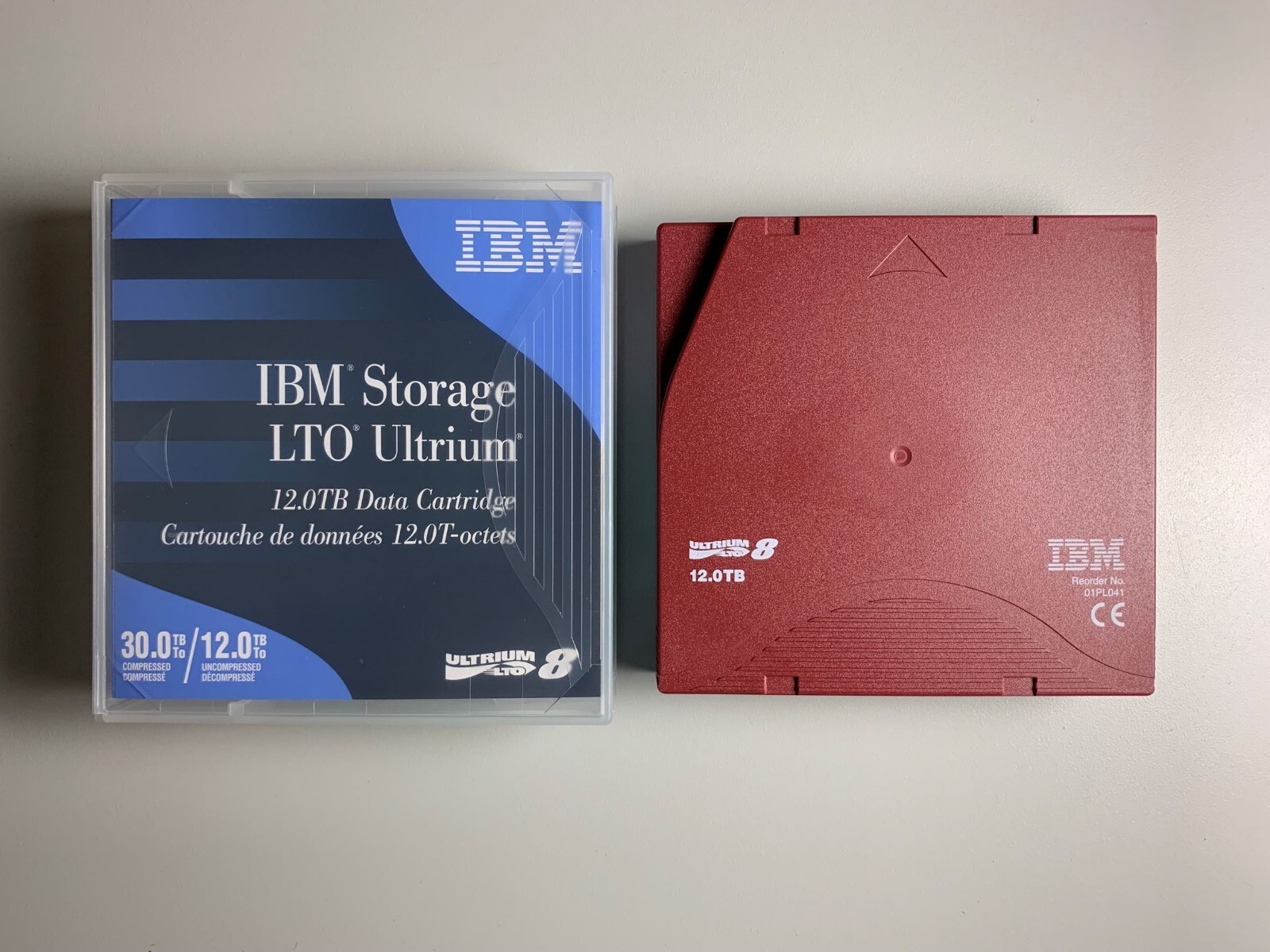IBM LTO8 Tape Cartridge 01PL041 Data Cartridge Ultrium-8 Backup Tape - Brand New