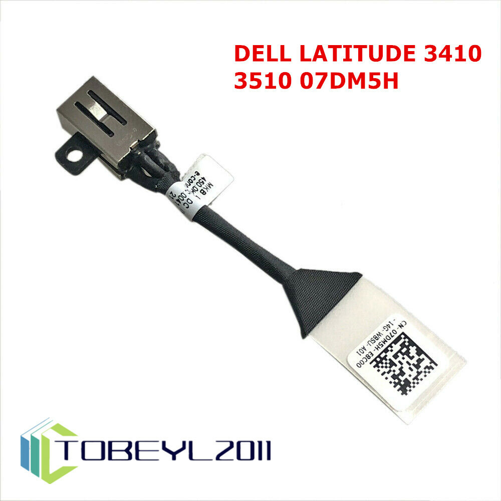 10X DC Socket For Dell  Latitude  3410 3510 DC Power Jack 07DM5H 450.0KD0C.0041