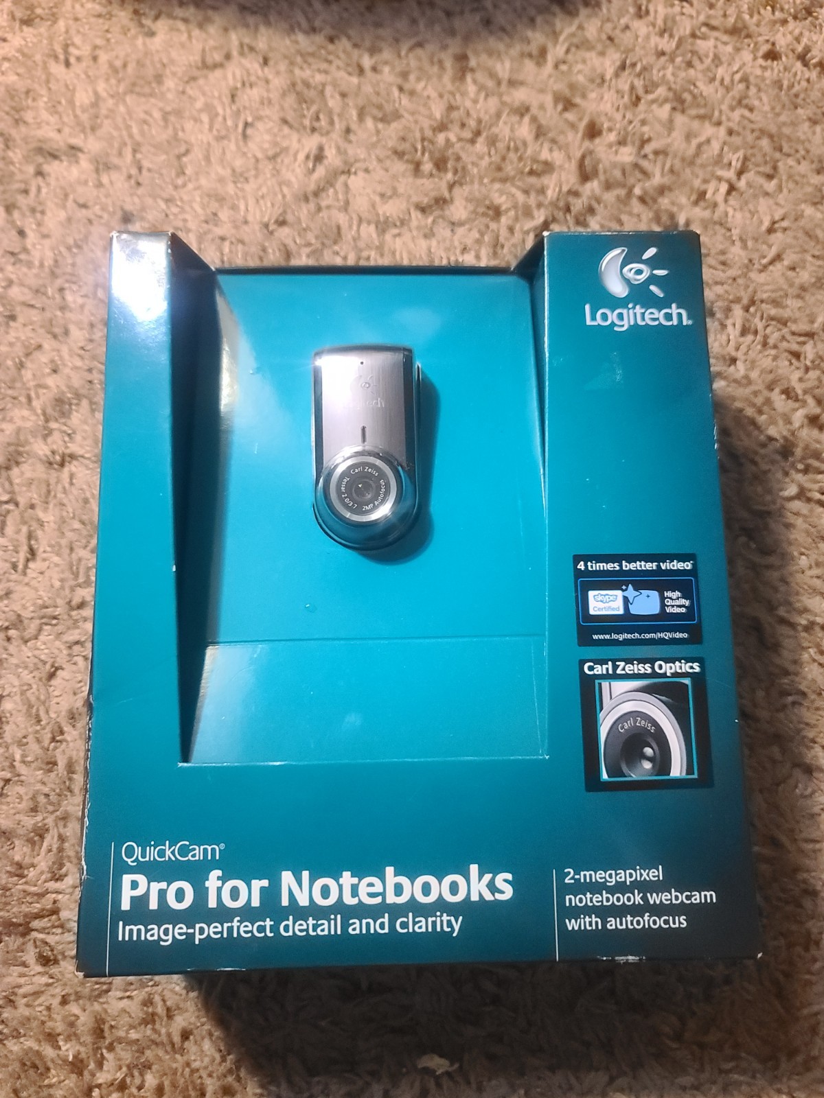 Logitech QuickCam Pro for Notebooks New In Box