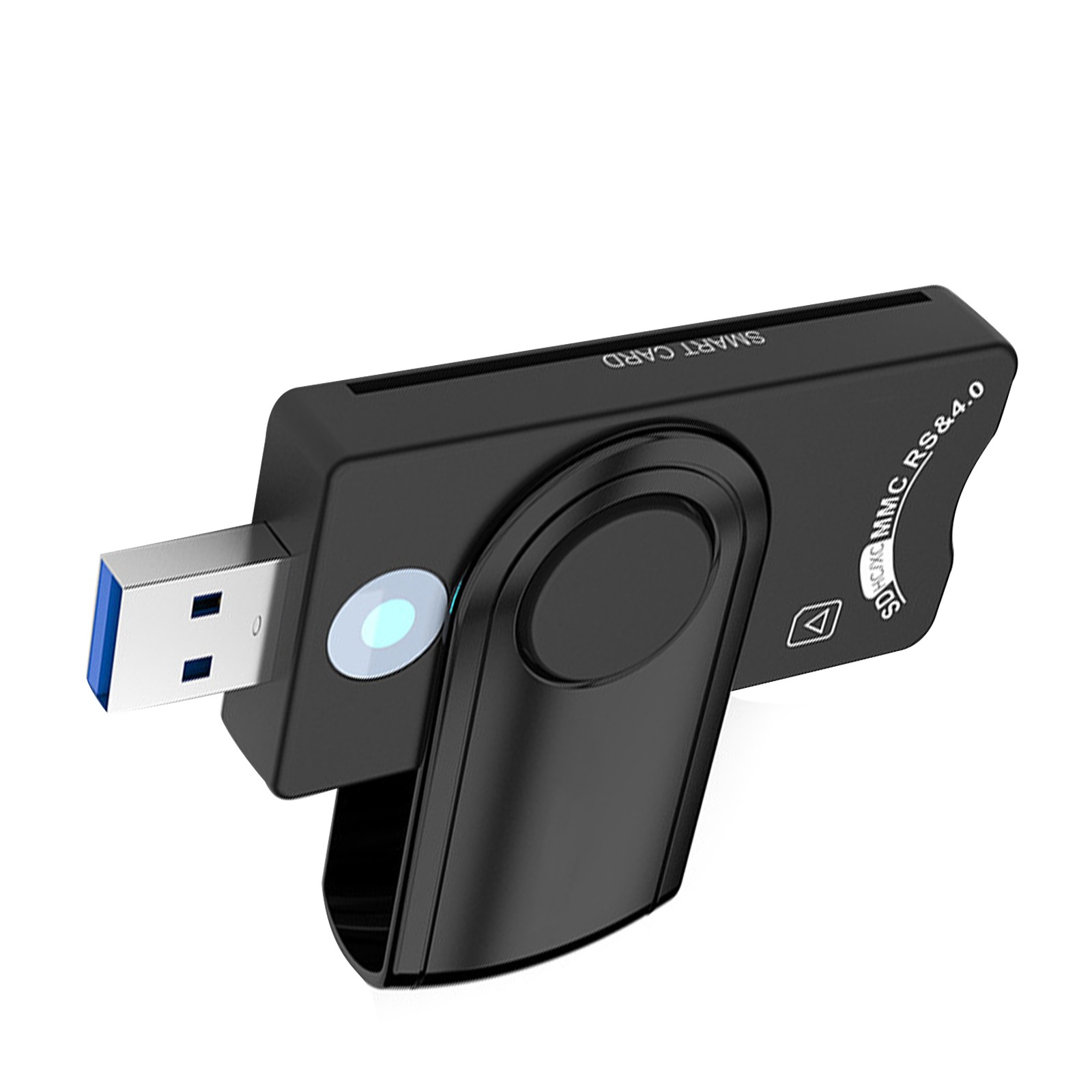 DOD/CAC/Citizen/Goverment ID USB Card Reader Bank/SIM Card Adapter For Windows D
