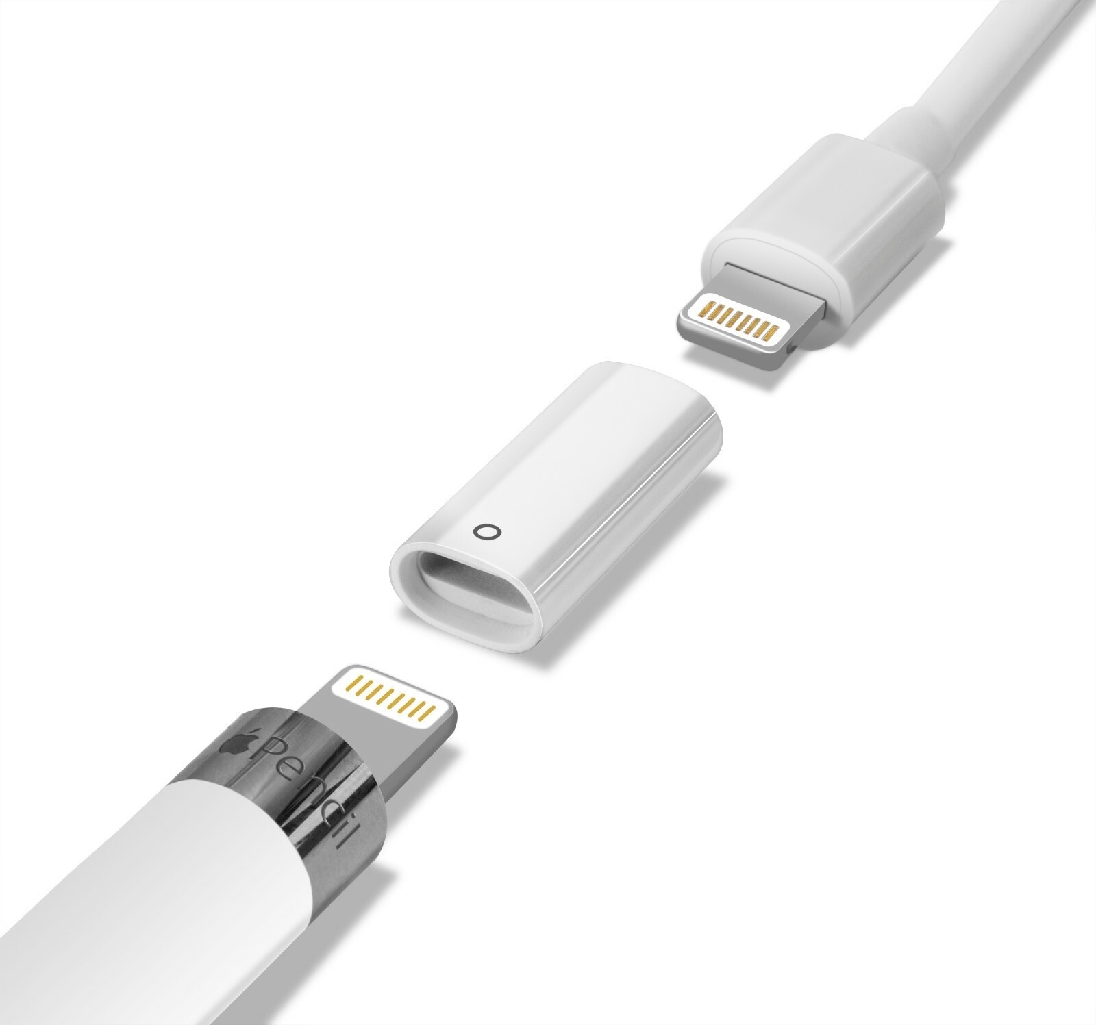 2Pack Charging Adapter Compatible USB-C For Apple Pencil 1st Generation