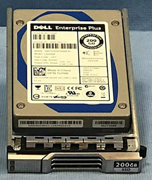 Dell EqualLogic 200GB 2.5" SAS 6GB/s Solid State Drive Hot-Swap SSD TGR8K