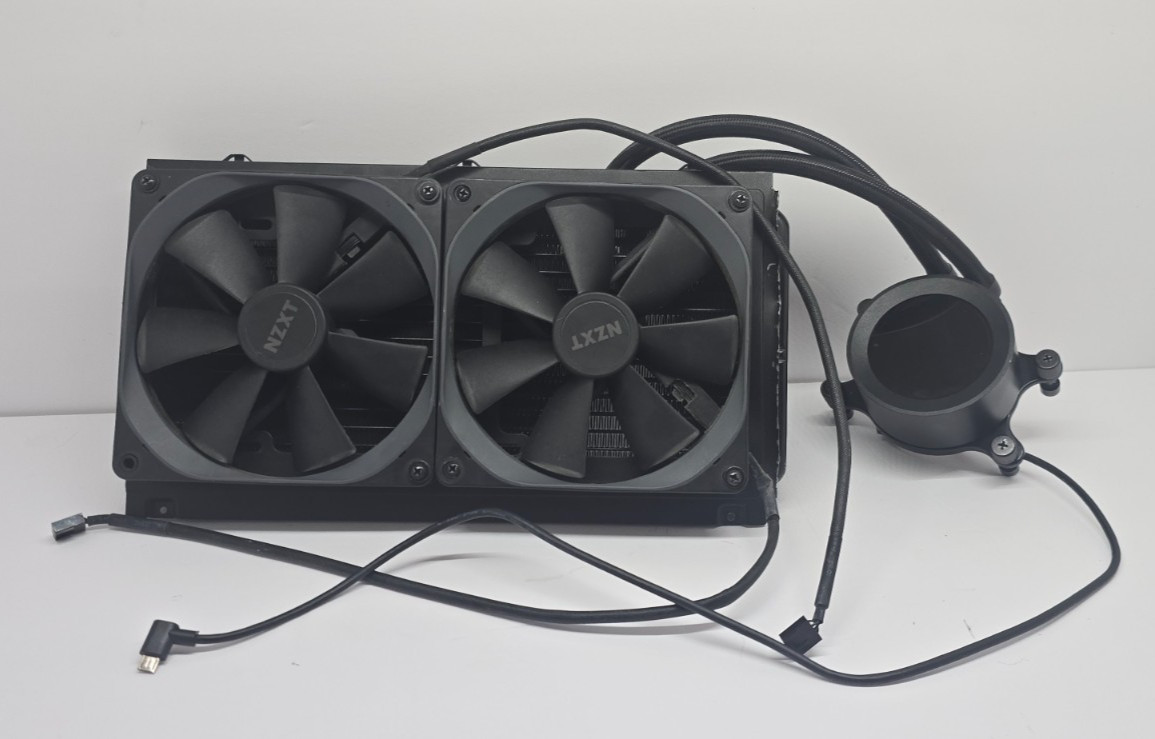 NZXT Kraken 240 AIO Liquid CPU Cooler RL-KN240-B1 Black TESTED READ DESC