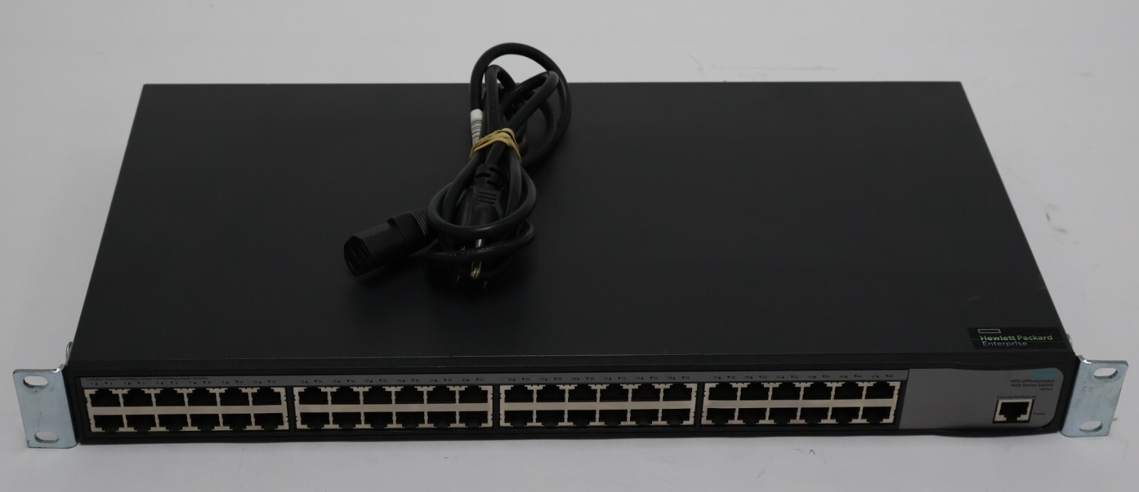 HP HPE JG914A OfficeConnect 48x 1GbE Port Ethernet Switch w/ Power Cable & Rack